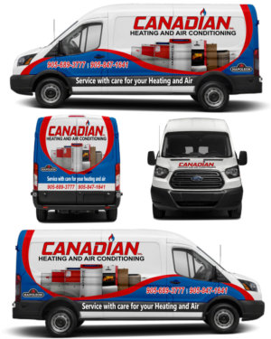 Car Wrap Design by The Faisal for Canadian heating and air conditioning | Design: #18308110