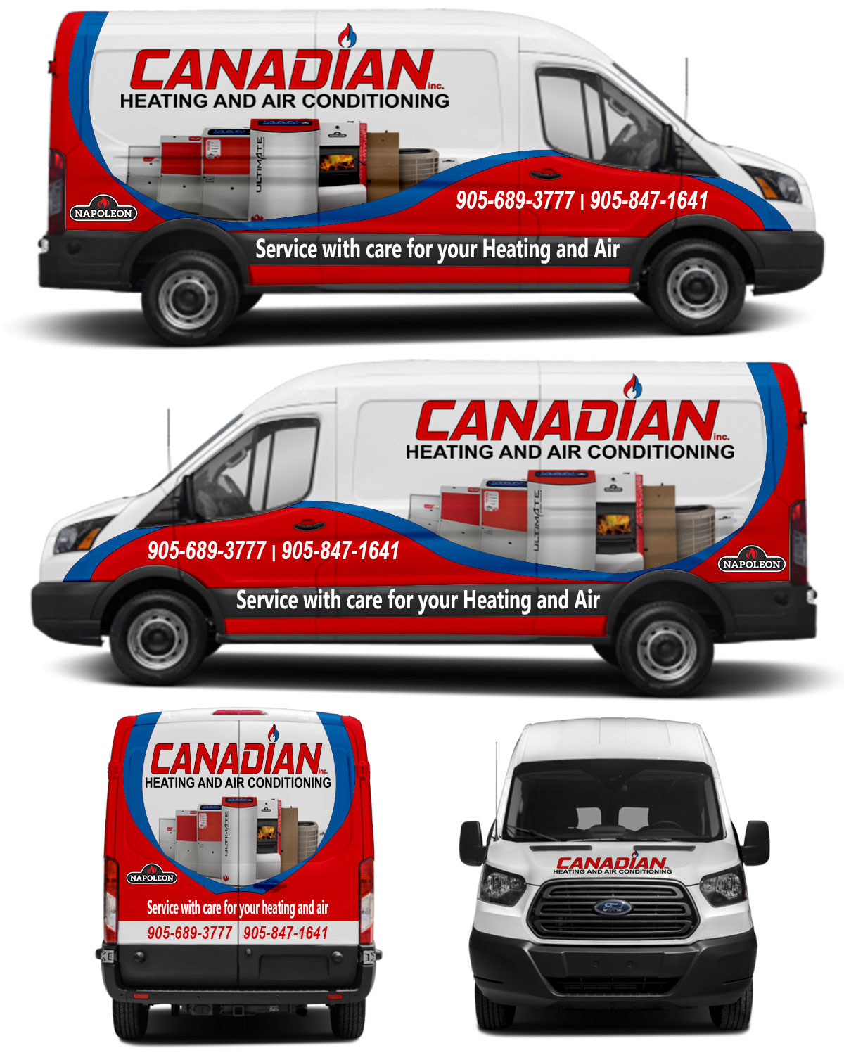 Car Wrap Design by The Faisal for Canadian heating and air conditioning | Design #18308144