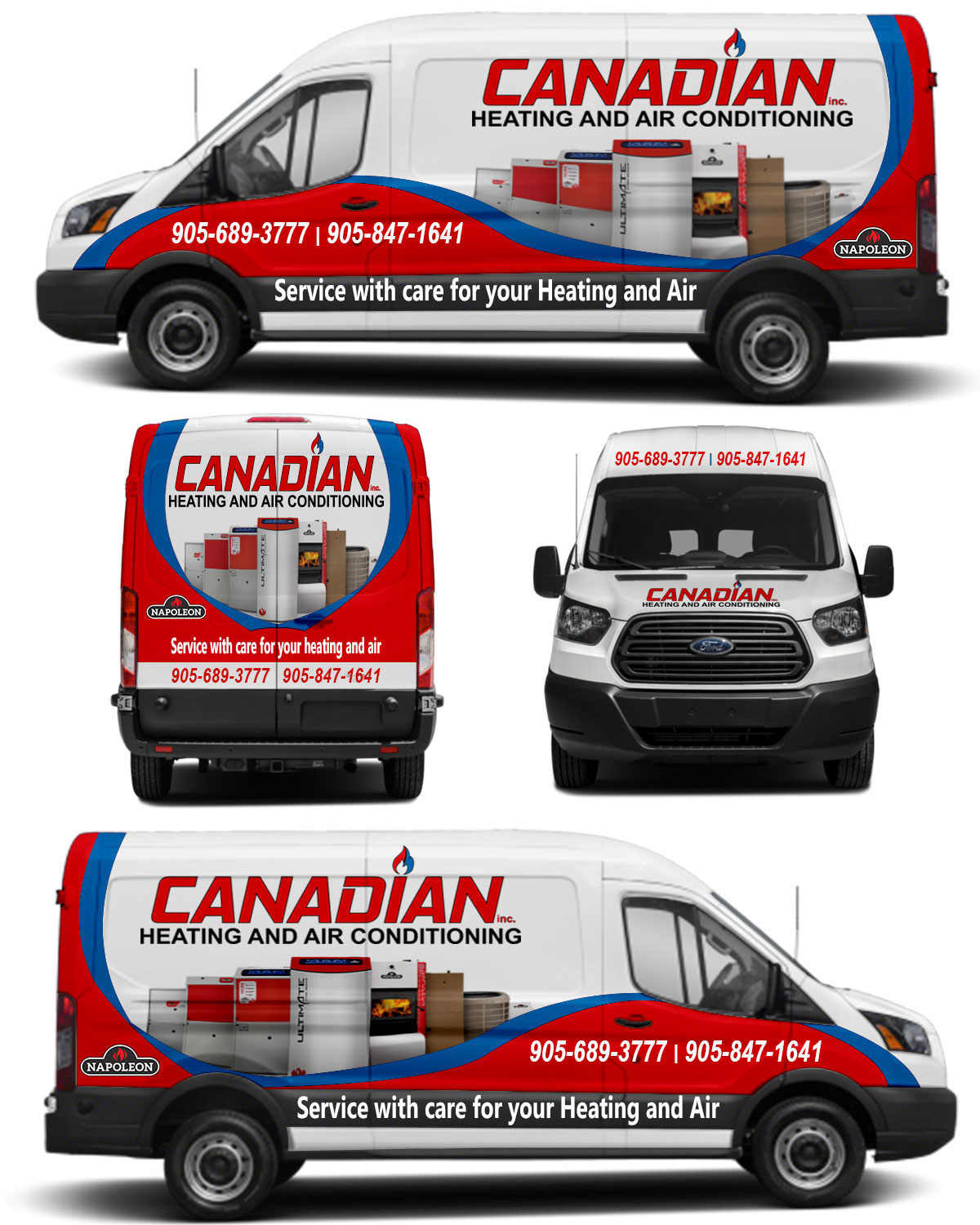 Car Wrap Design by The Faisal for Canadian heating and air conditioning | Design #18308295