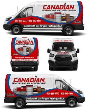 Design de Covering de Véhicule par The Faisal pour Canadian heating and air conditioning | Design : #18308295