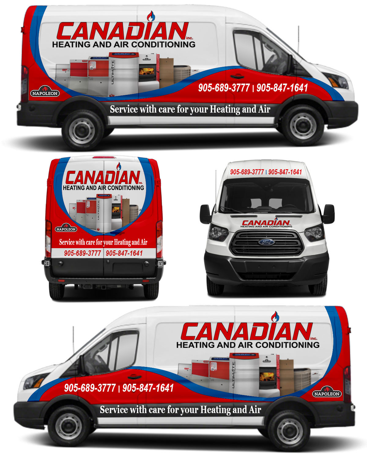 Diseño de Rotulación de Vehículo por The Faisal para Canadian heating and air conditioning | Diseño #18312457