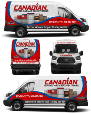 Design de Covering de Véhicule par The Faisal pour Canadian heating and air conditioning | Design : #18312457