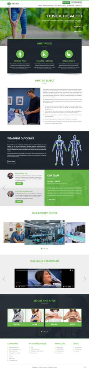 Landing Page Design by pb for Restore Interventional Sports and Spine | Design: #18269456