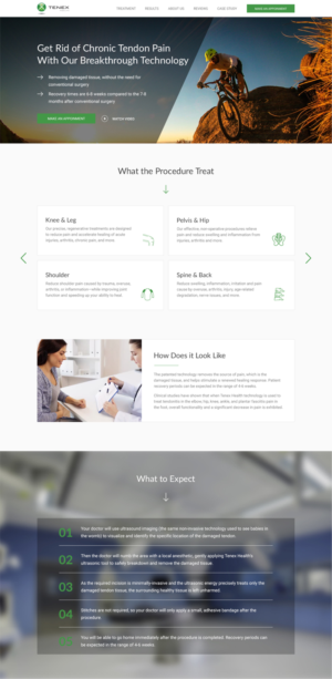 Landing Page Design by vsplch 2 for Restore Interventional Sports and Spine | Design: #18278090