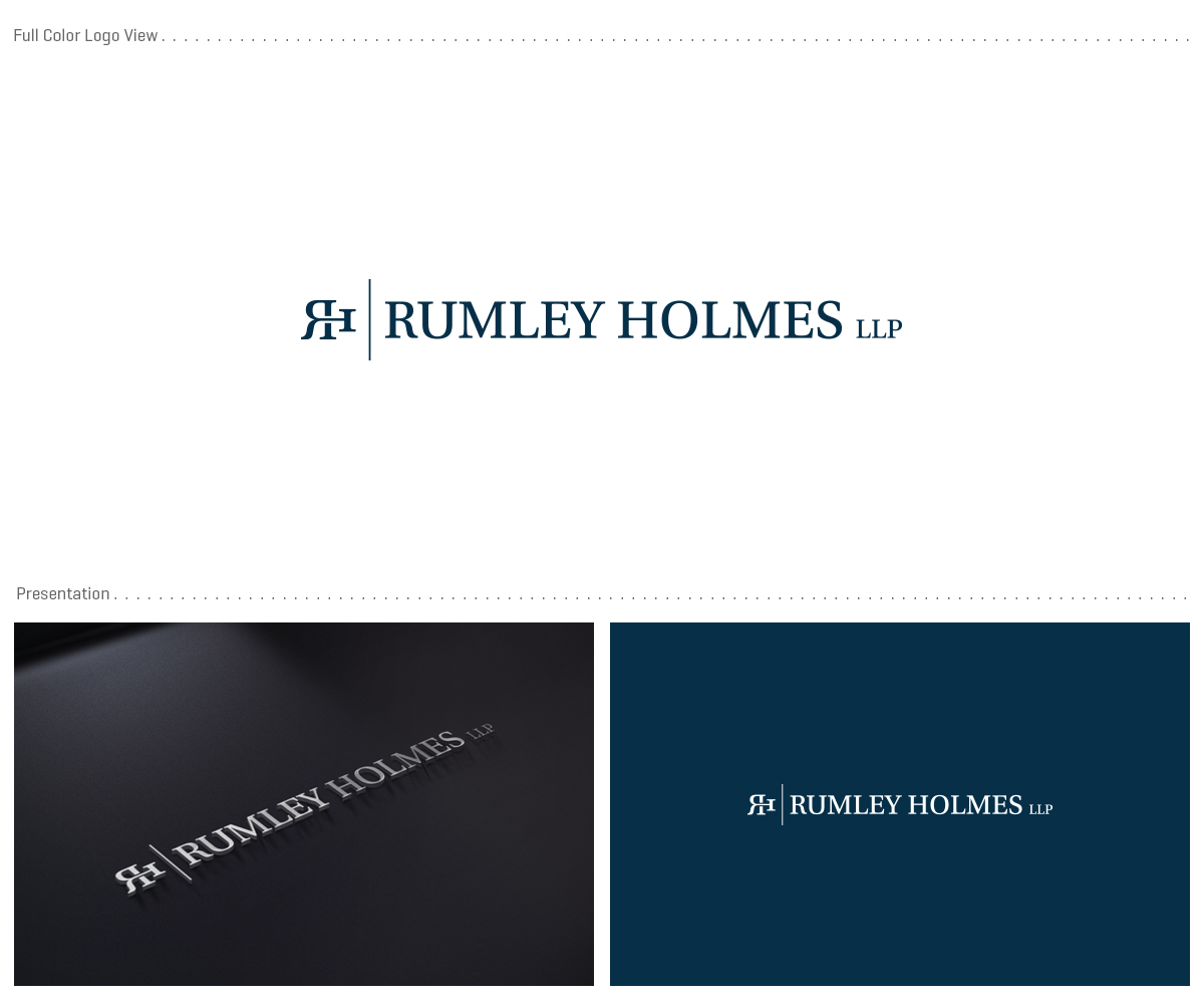 Upmarket, Elegant, Accounting Logo Design for Rumley Holmes LLP by ...