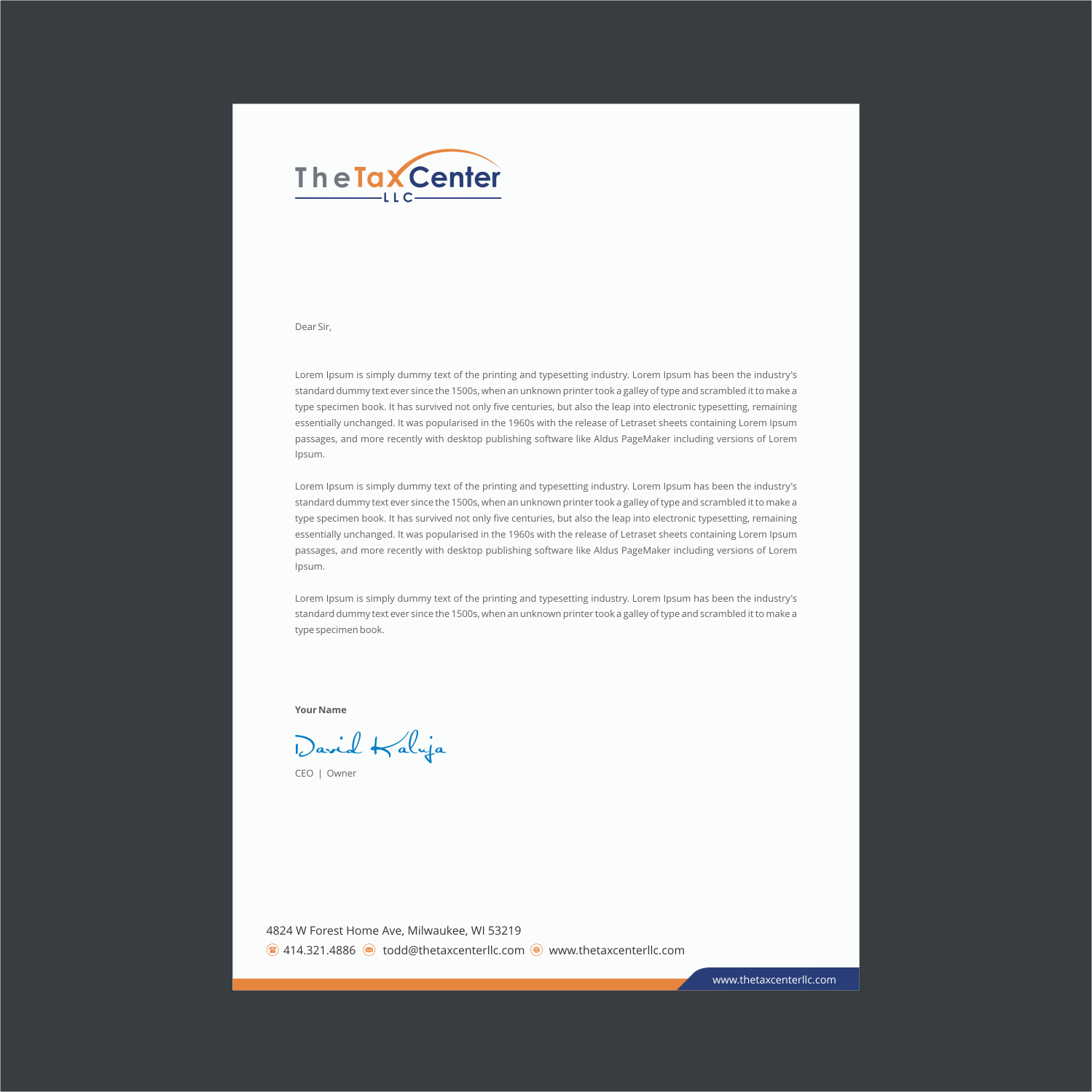 Letterhead Design by INDIAN_Ashok for this project | Design #18209632