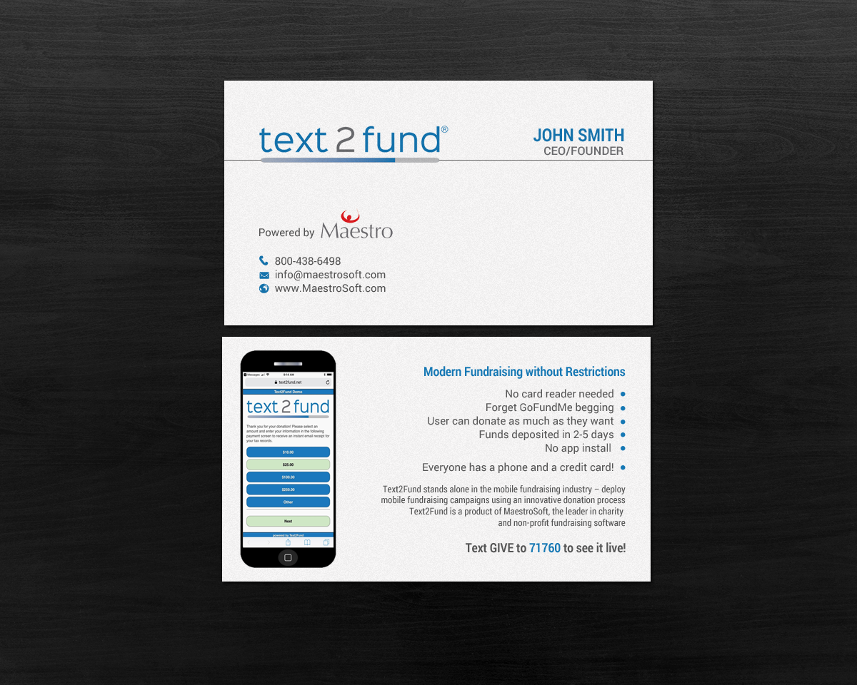 Business Card Design by chandrayaan.creative for Maestro | Design #18232121