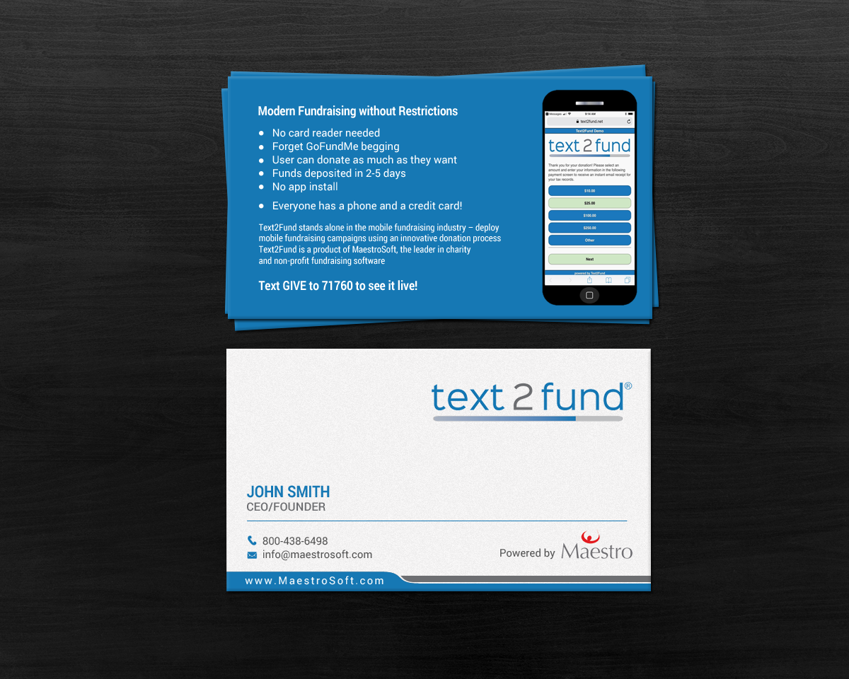 Business Card Design by chandrayaan.creative for Maestro | Design #18233277