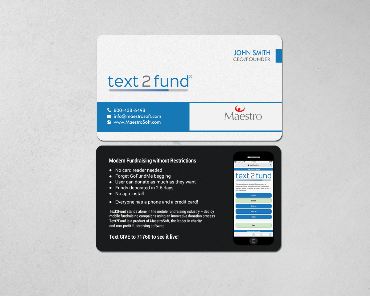 Diseño de Tarjeta de Presentación por chandrayaan.creative para Maestro | Diseño #18241847