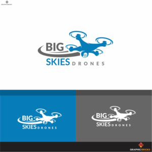  Big Skies Drones  | Design de Logo par Graphic Bricks