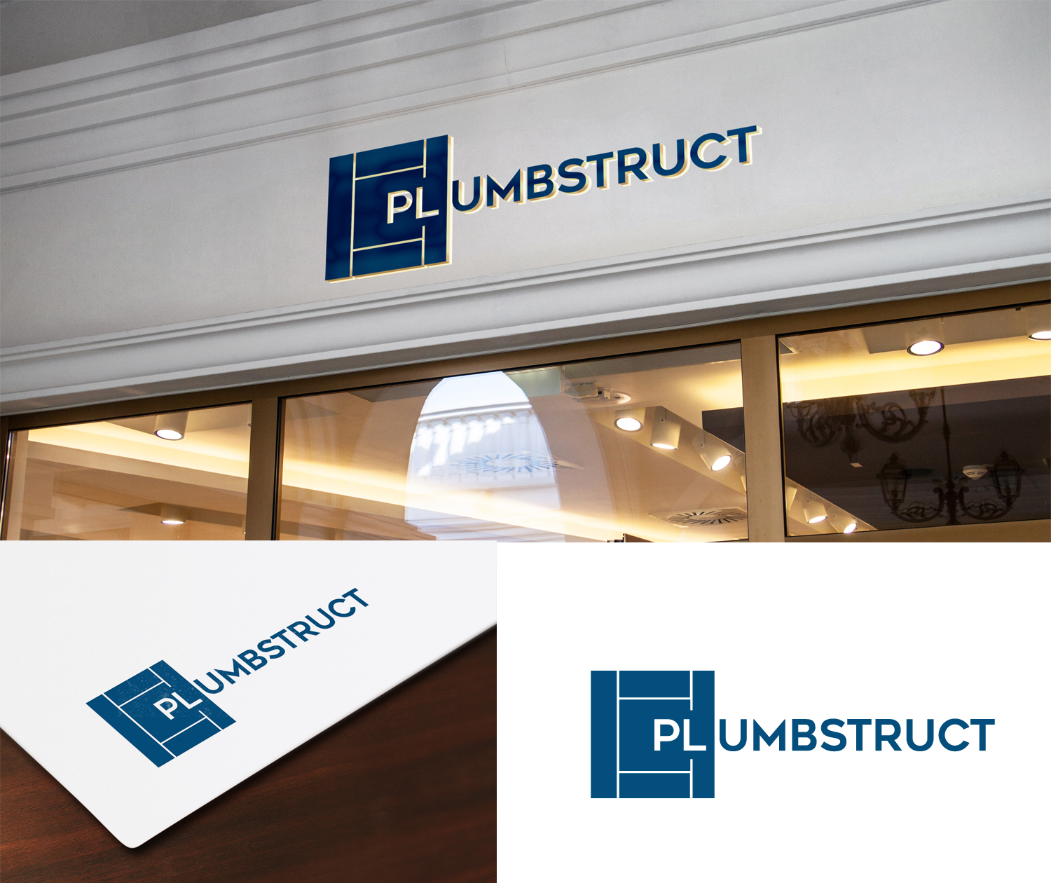 Logo Design by Aqeel Momin for Plumbstruct Pty Ltd | Design #18227720