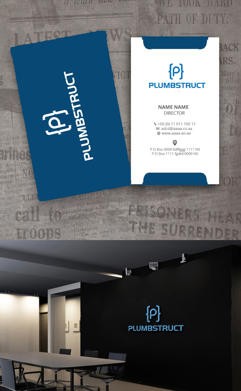 Logo Design by zebronicgraphic for Plumbstruct Pty Ltd | Design #18211668