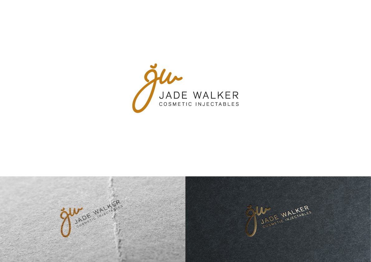 Logo Design by The Marble Peach for jade walker comsetic injectables  | Design #18302588