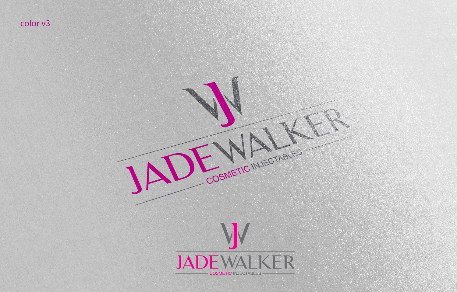 Logo Design by FerTouch Arts for jade walker comsetic injectables  | Design #18221832