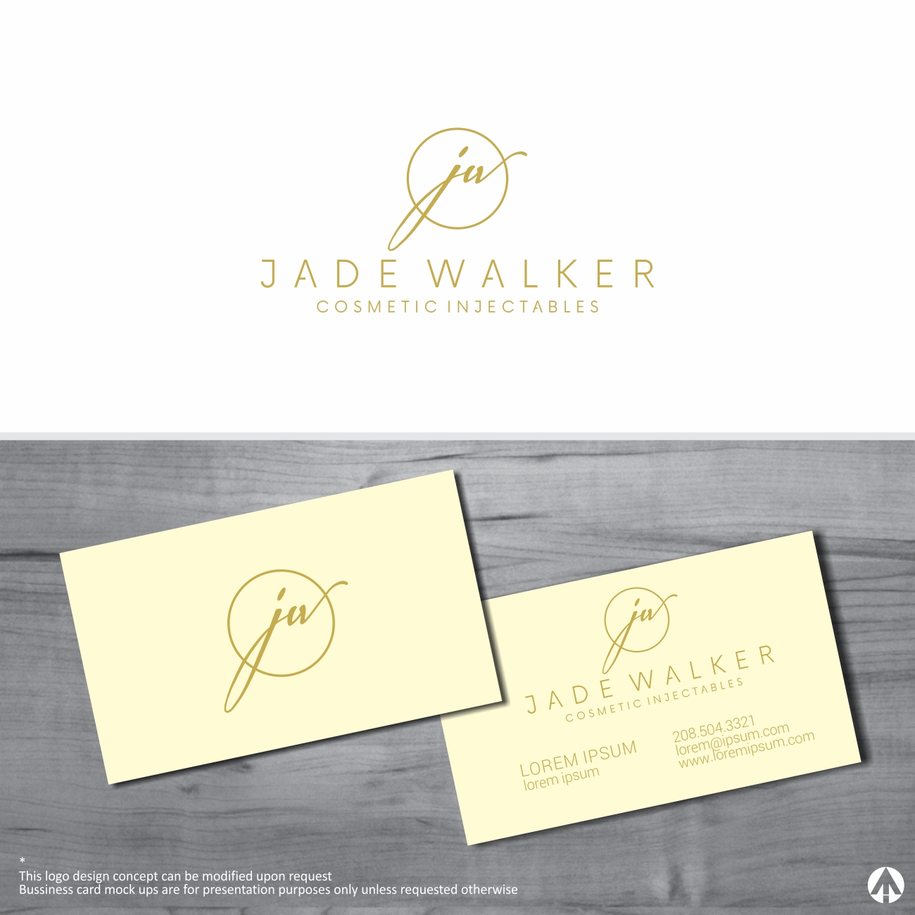 Diseño de Logo por RKingz para jade walker comsetic injectables  | Diseño #18343642