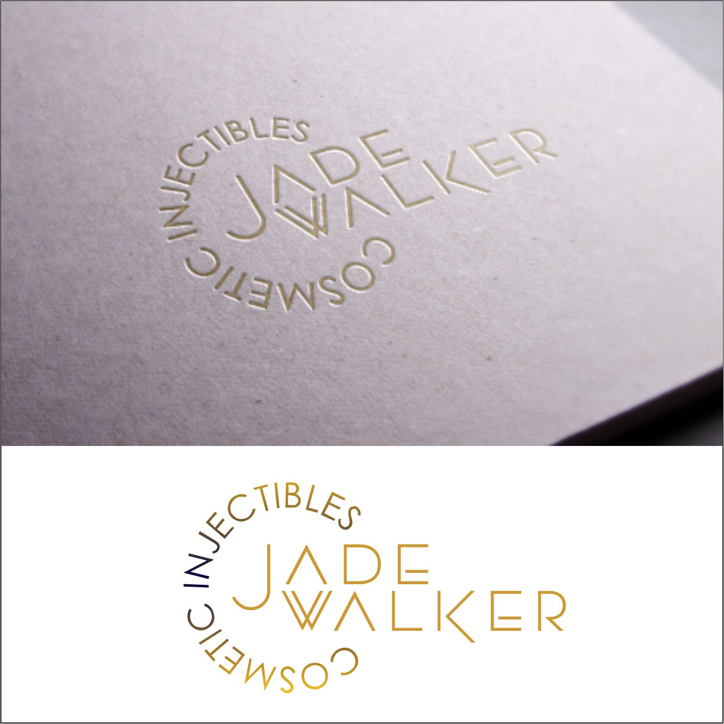 Logo Design by deevillacarlos for jade walker comsetic injectables  | Design #18391114