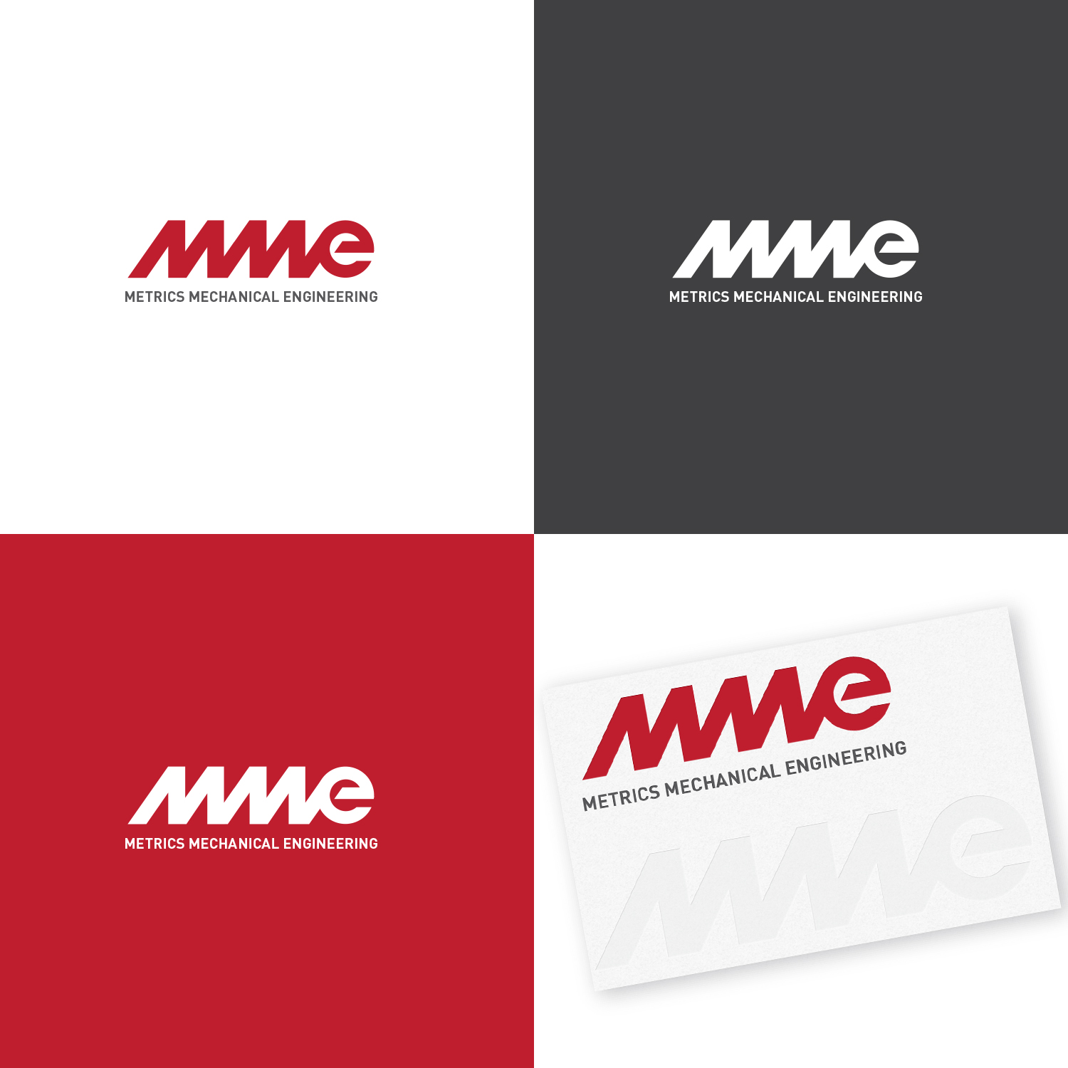 Logo-Design von Retroman für Metrics Mechanical Engineering | Design #18294572