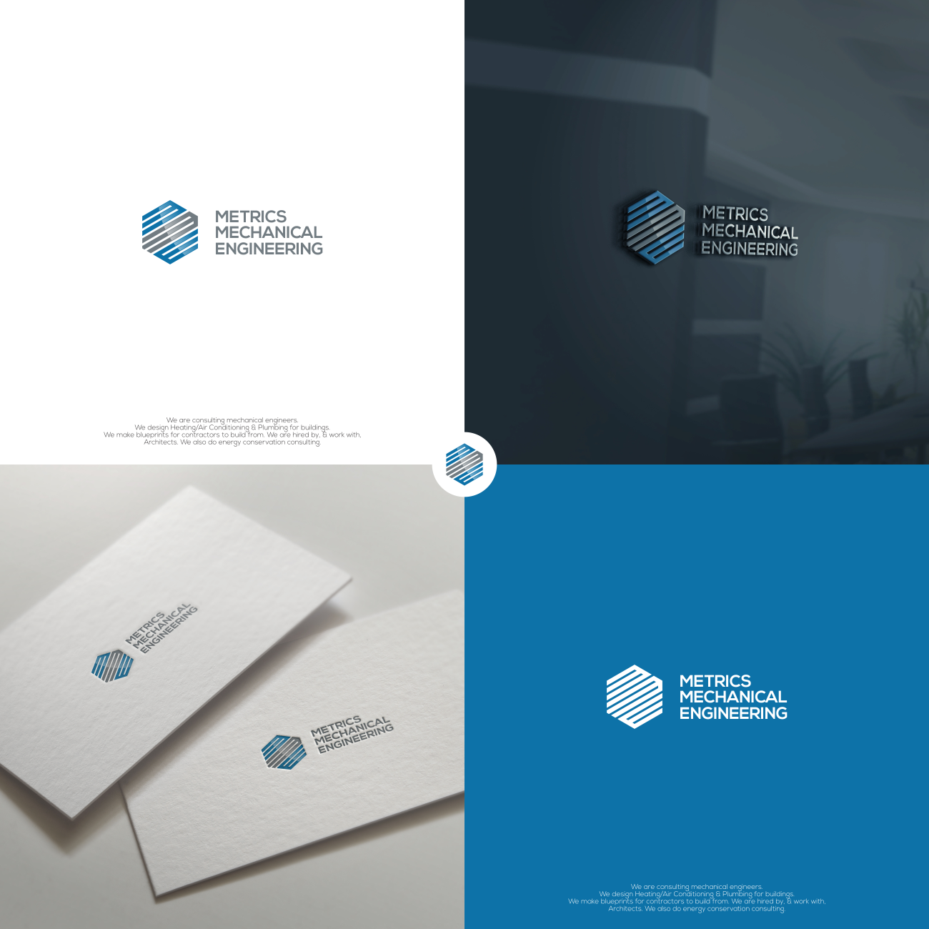 Logo Design by jenggot_merah_ for Metrics Mechanical Engineering | Design #18222259