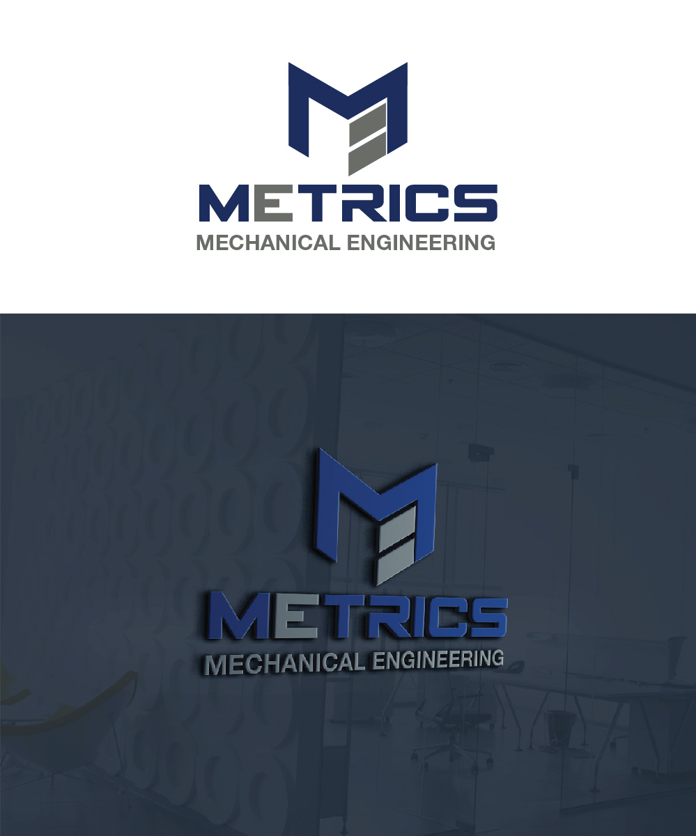Logo Design by Isnah Logo for Metrics Mechanical Engineering | Design #18210319