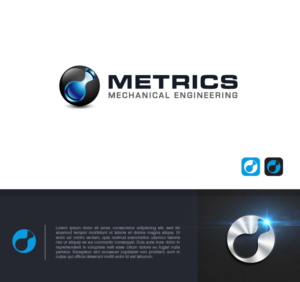 Logo Design by 7bitdesigner for Metrics Mechanical Engineering | Design #18270616