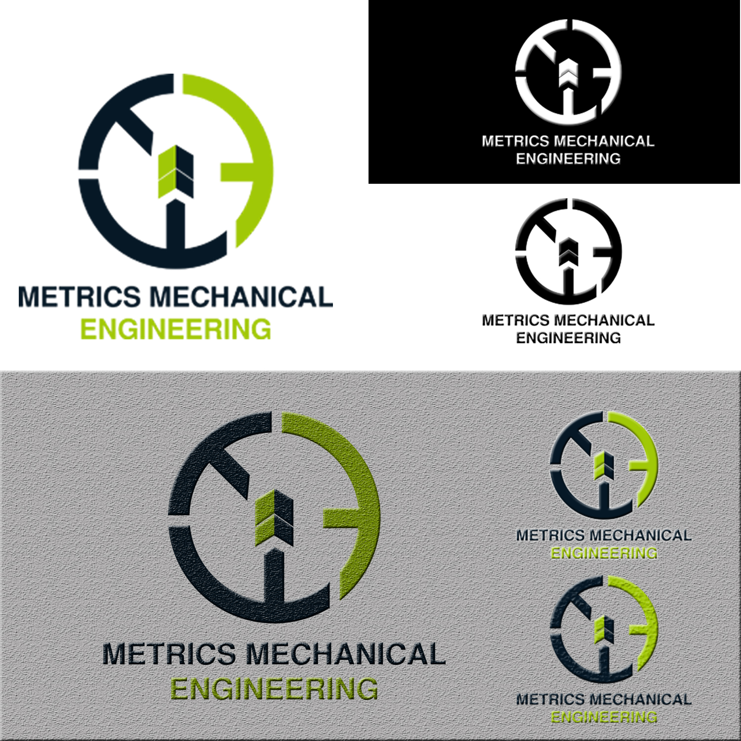 Logo-Design von iqbal zr für Metrics Mechanical Engineering | Design #18255172