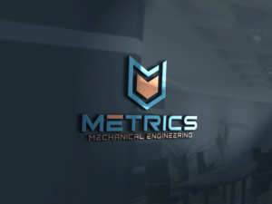 Logo Design by Ujumaki 2 for Metrics Mechanical Engineering | Design: #18219822