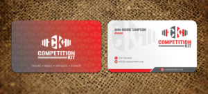 Fitness competition business needs a card design | Diseño de Tarjeta de Presentación por Sandaruwan