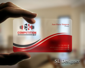 Fitness competition business needs a card design | Business Card Design by SL Designer