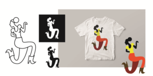 T-shirt Design by KAWADESIGN