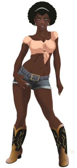Sassy, curvy, Country black girl * | T-shirt Design by WHollis63