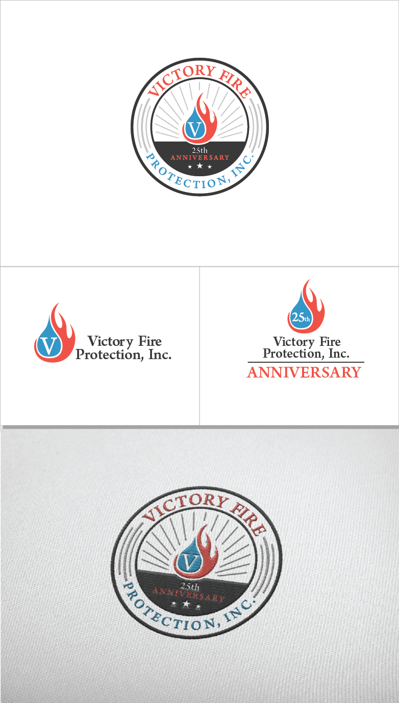 Logo Design by vanroz for Victory Fire Protection, Inc. | Design #18409344
