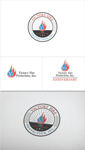 Logo Design by vanroz for Victory Fire Protection, Inc. | Design: #18409344
