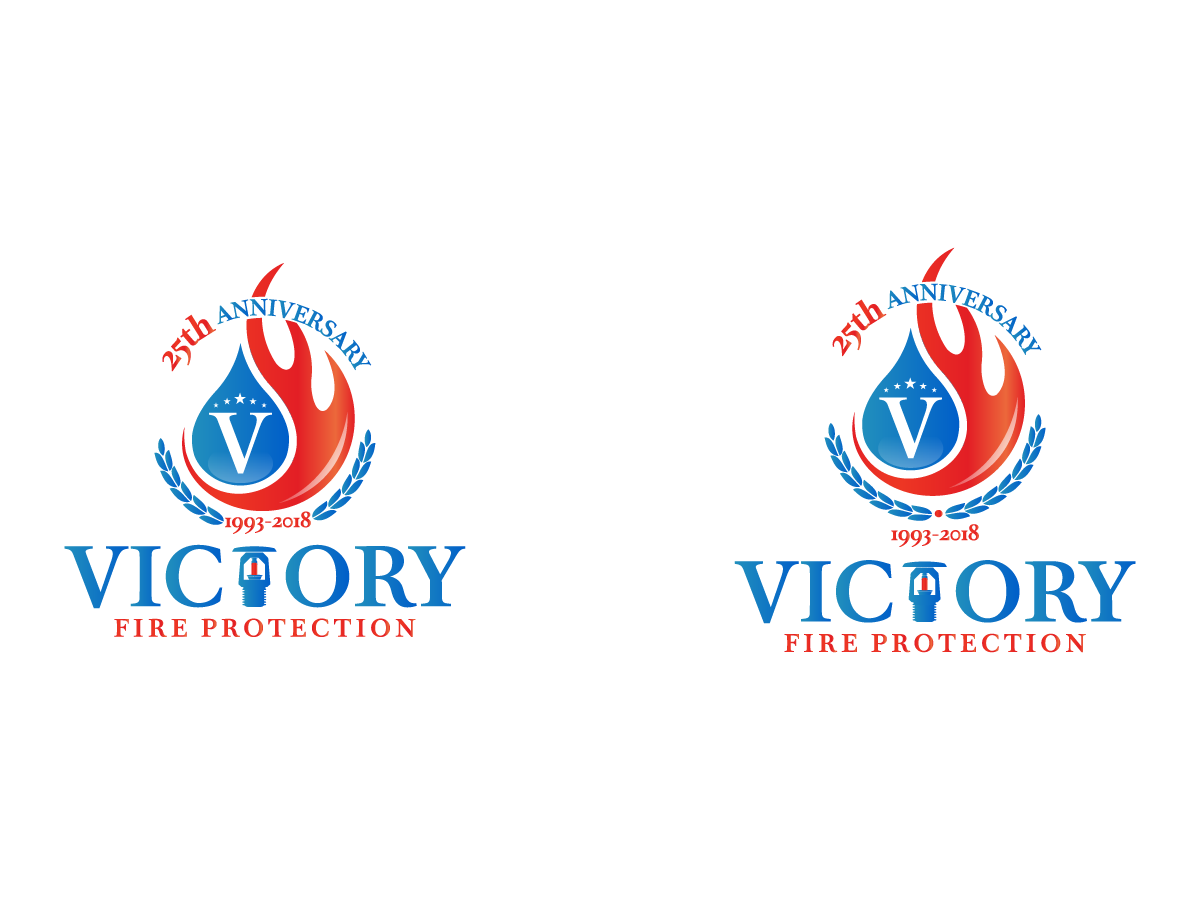 Bold, Masculine Logo Design for Victory Fire Protection, Inc. by HDart