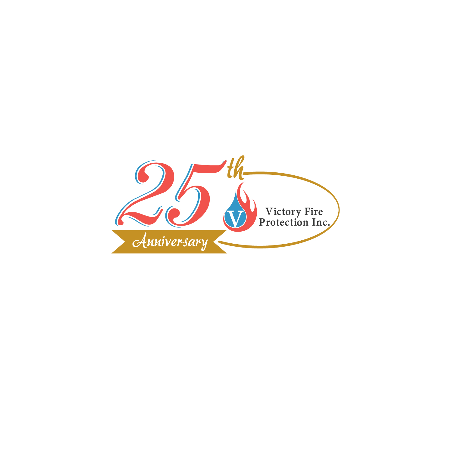 Logo Design by Deziners Zone for Victory Fire Protection, Inc. | Design #18236264