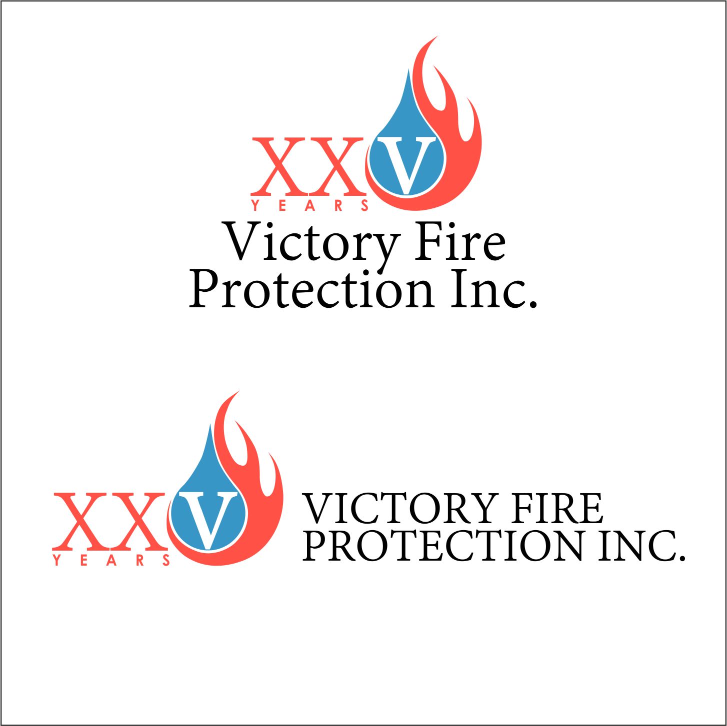 Logo Design by deevillacarlos for Victory Fire Protection, Inc. | Design #18382304