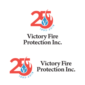 Logo Design by Buckingham for Victory Fire Protection, Inc. | Design #18239150