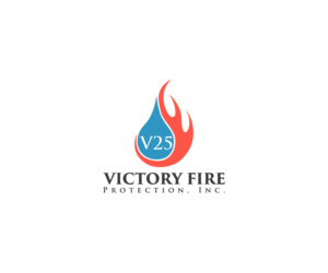 Logo Design by Devil 5 for Victory Fire Protection, Inc. | Design #18233750