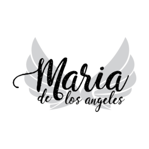 maria de los angeles ( with angel wings)  | Logo Design by Valtti Design