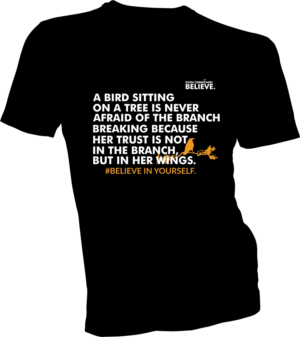 #Believe Bird T-shirt | Diseño de Camiseta por bacujkov