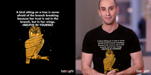 #Believe Bird T-shirt | Diseño de Camiseta por Fatboy Graphic