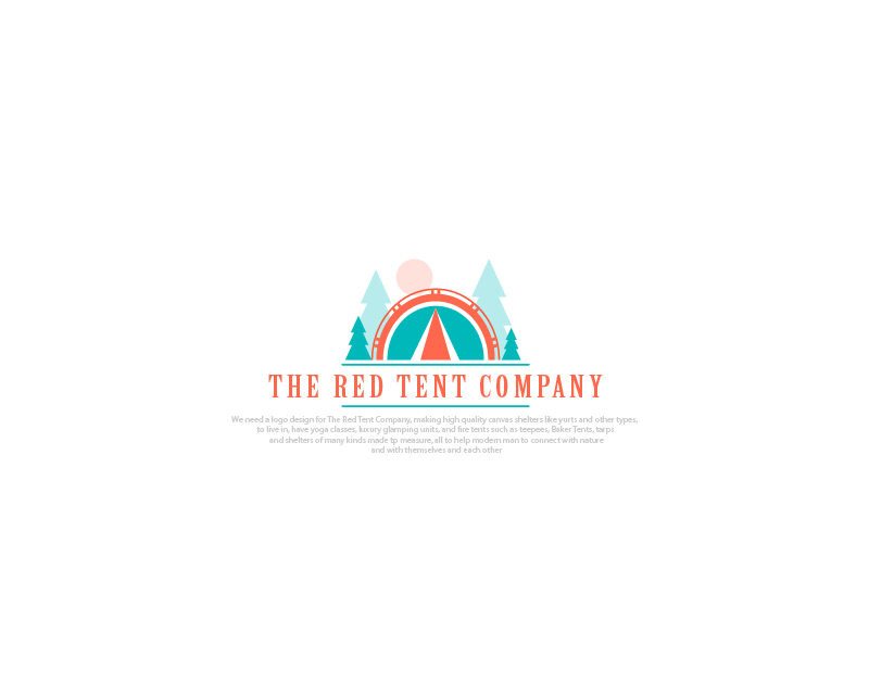 Logo Design by MAHNOOR for The Red Tent Company | Design #18304380