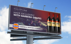 Billboard to promote the Shiloh Shor Wine Brand. | Billboard Design by ecorokerz