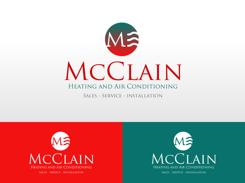 Logo Design by Stobart Creative for mcclain heating and air | Design #18231631