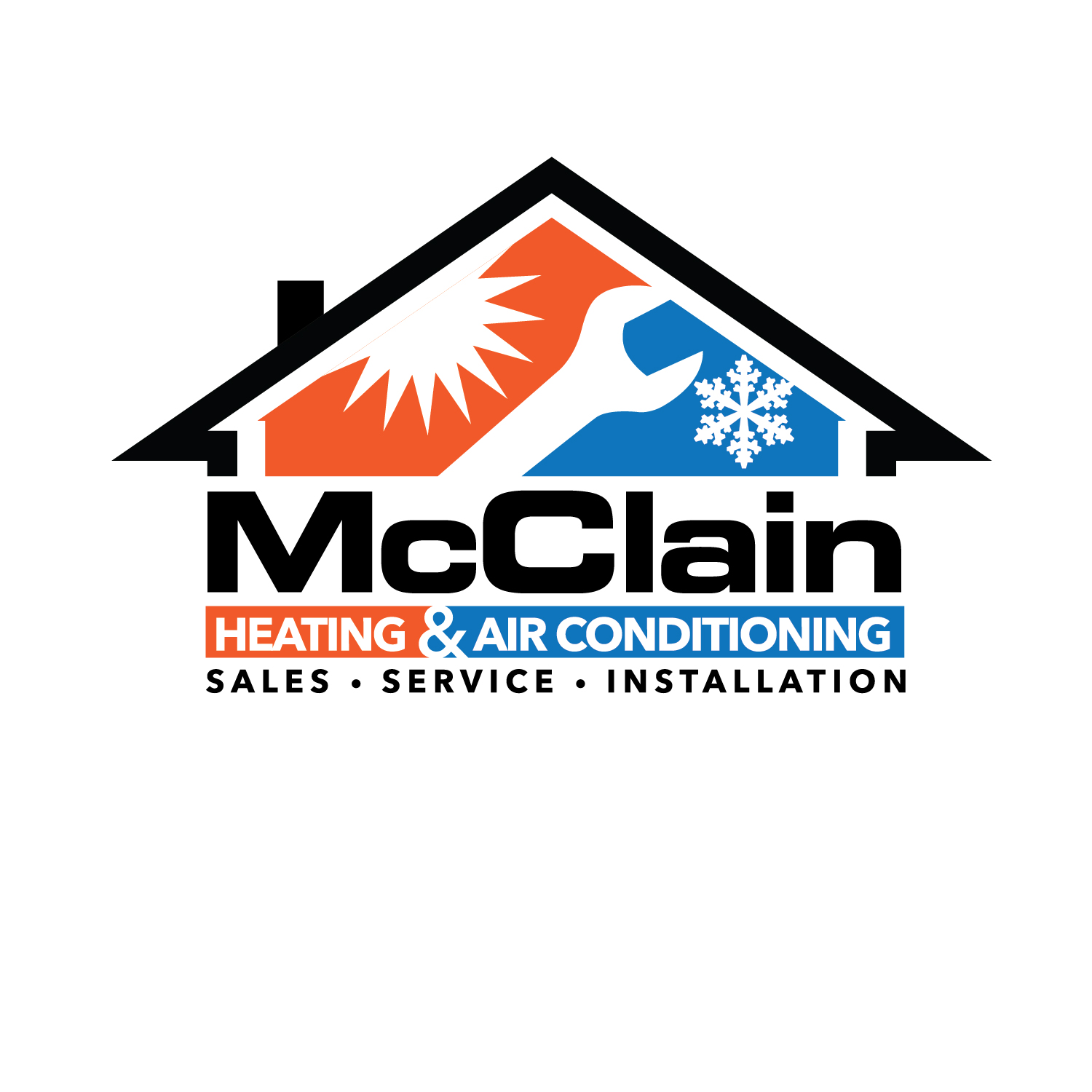 Logo Design by sherman for mcclain heating and air | Design #18225068