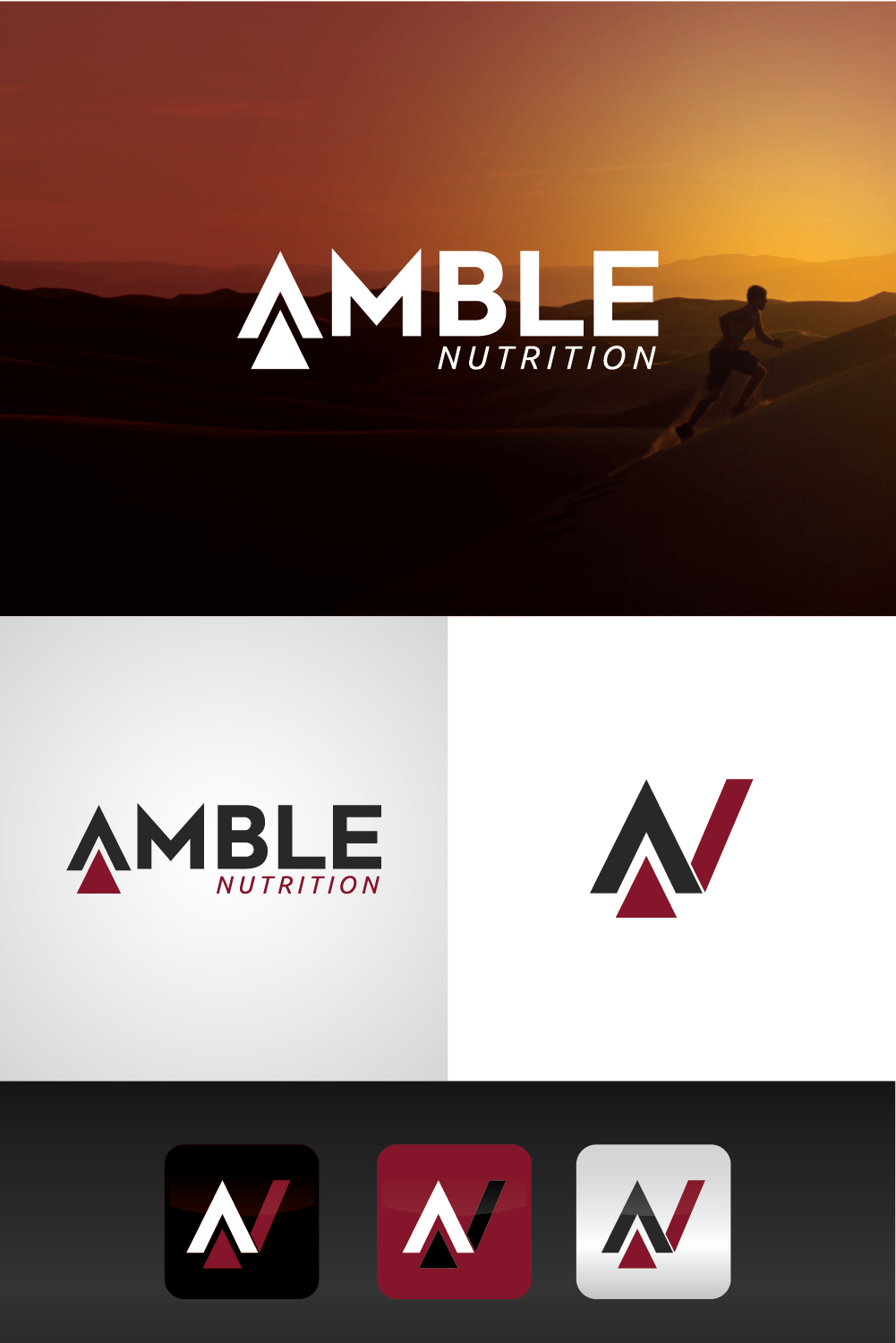 Logo Design by Wild Geek for Amble Nutrition LLC | Design #18216915
