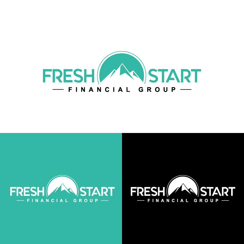 Modern Elegant Financial Logo Design For Fresh Start Financial Group Modern Elegant Financial Logo Design For Fresh Start Financial Group