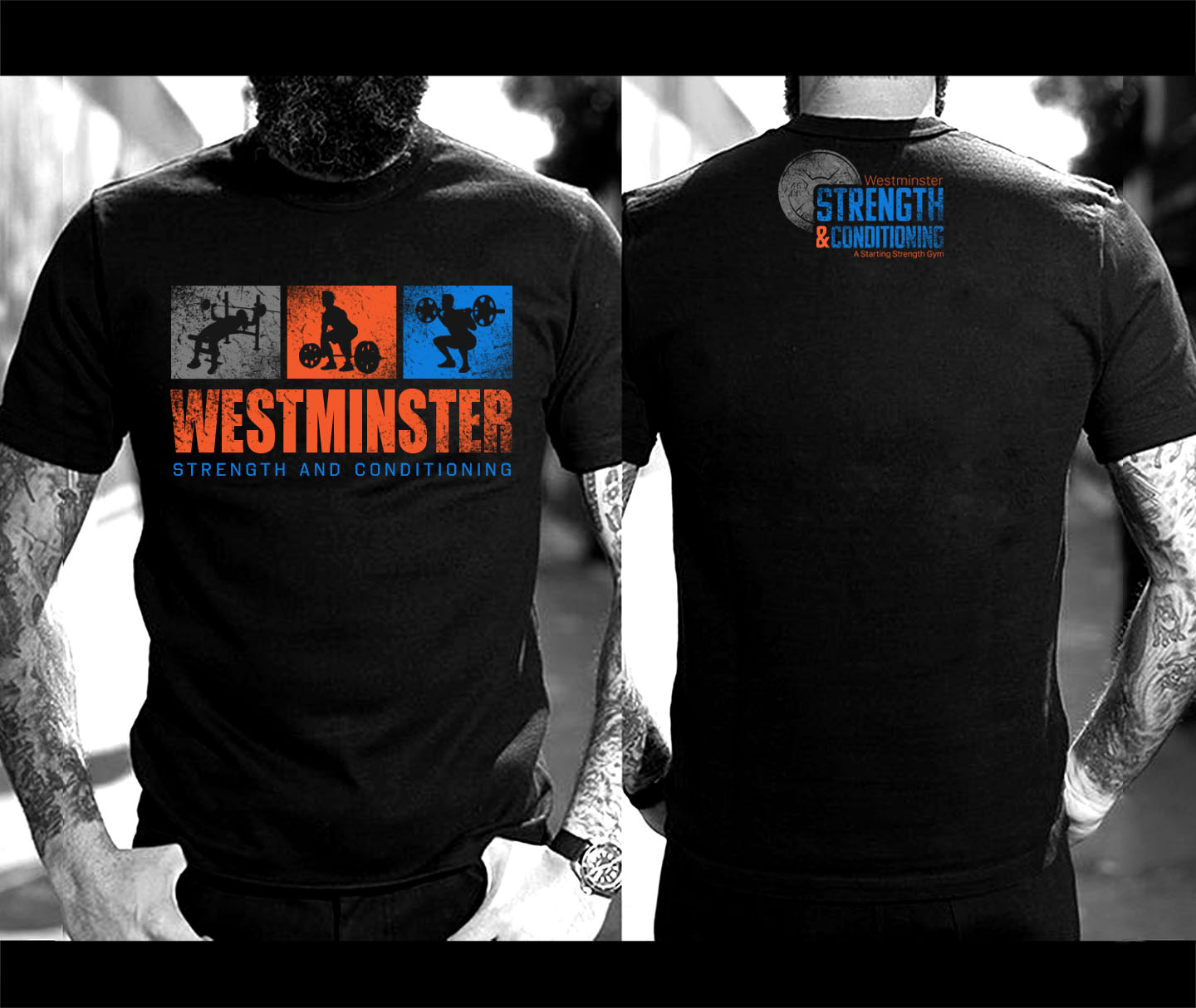 T-shirt Design by O_O NIZAL O_O for Westminster Strength and Conditioning  | Design #18302328