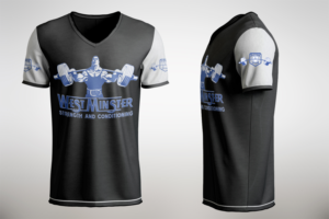 Powerlifting team t shirt for a gym | T-shirt Design by SAI DESIGNS