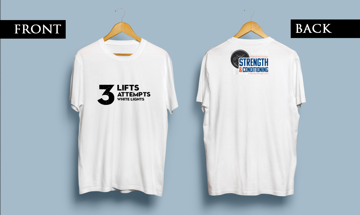 T-Shirt-Design von Tomicha für Westminster Strength and Conditioning  | Design #18266576