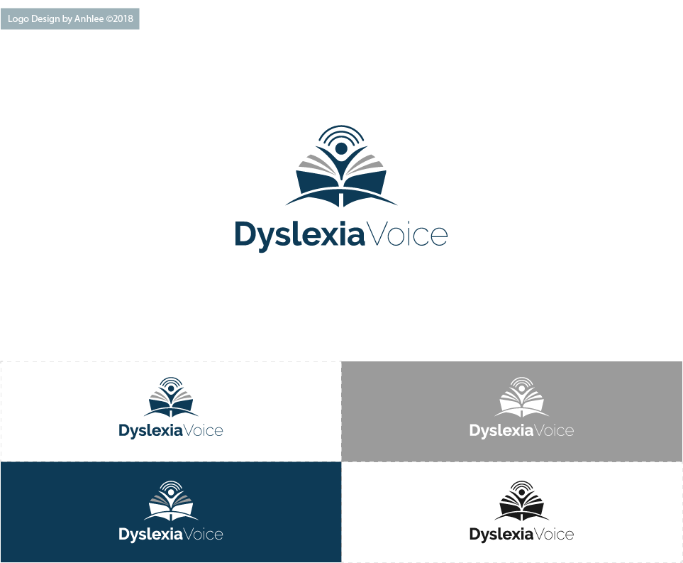 Logo Design by Anhlee for Dyslexia Voice | Design #18283148
